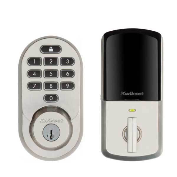 Kwikset Kwikset: Halo SmartKey Electronic Touchscreen Keyless Entry Deadbolt with WiFi / Satin Nickel KWS-938-WIFI-KYPD-15